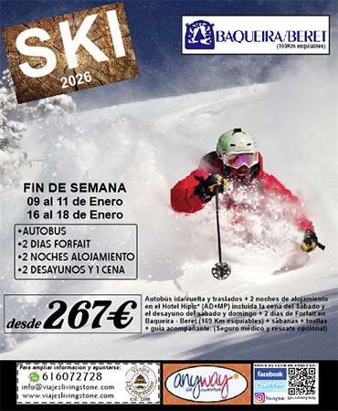 Viaje Baqueira 2026