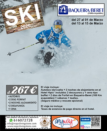 Viaje Baqueira 2026