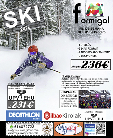 Viaje Formigal 2026