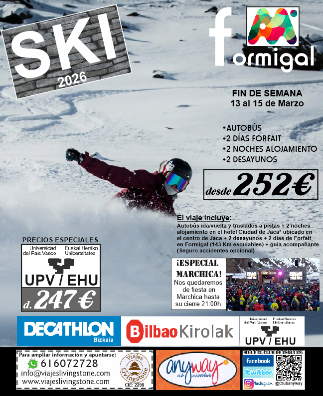 Viaje Formigal 2026