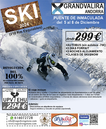 Salida Andorra Inmaculada