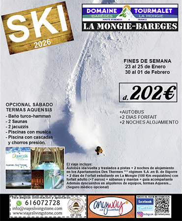 Viaje La Mongie Enero 2026