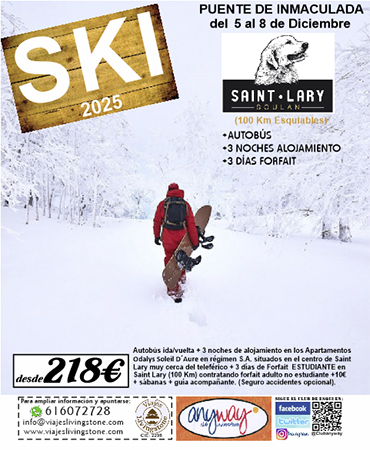 Viaje Saint Lary 2025